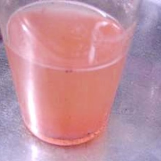 苺炭酸ジュース